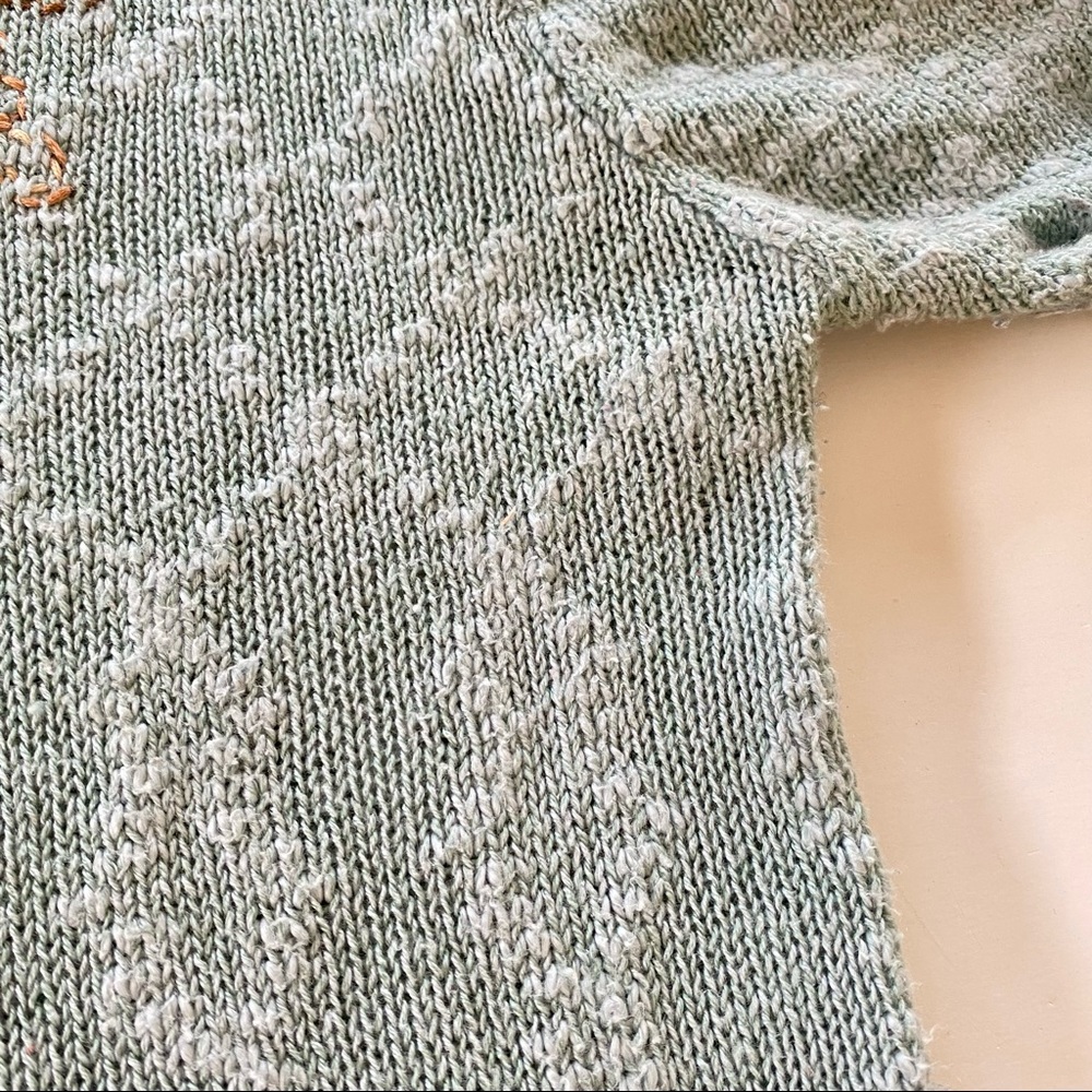 Free People Vintage 90s Embroider Pullover Sweater - Picture 8 of 12